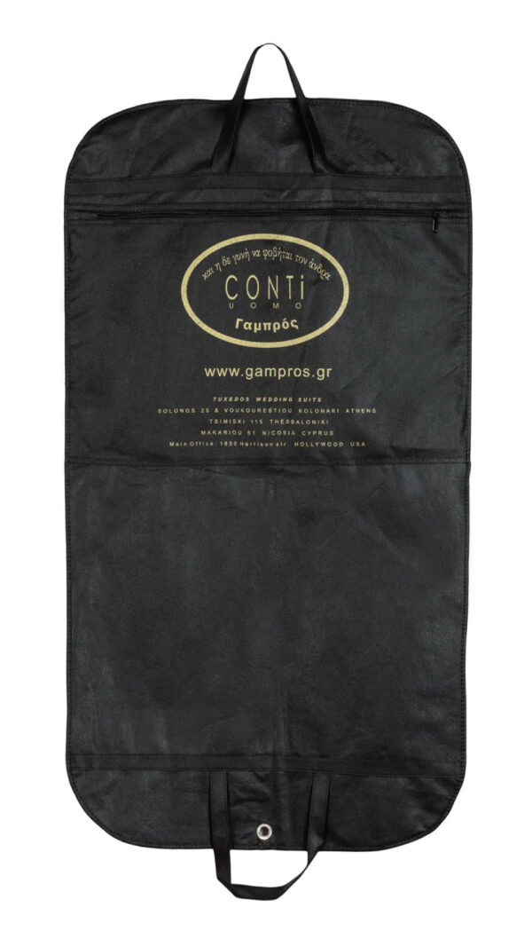 SUIT GARMENT BAG WITH EXTRA SHIRT POCKET | Product number: S003